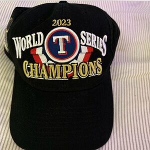 New Era 2023 Rangers World Series Champions Hat - new no tags